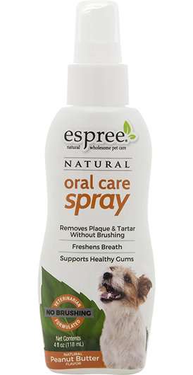 Espree Dog Oral Care Peanut Butter Spray